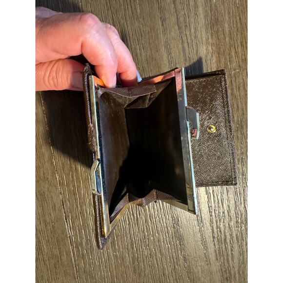 Burberry vintage Nova Check bi-fold wallet with clasp - Picture 6 of 7